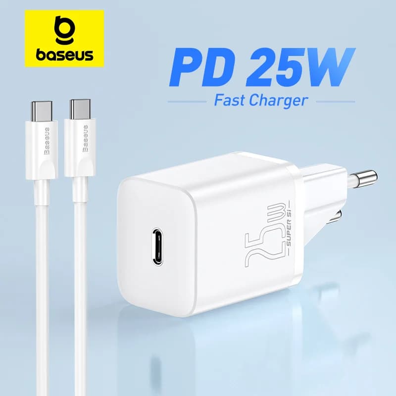 מטען PD נייד 25W USB-C לטעינה מהירה לטלפונים